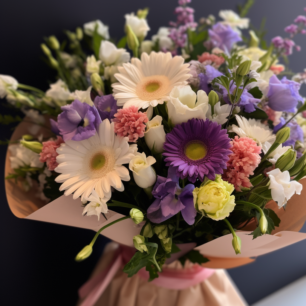 Bouquet of flowers by subscription